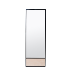 Stand Tall Rectangular Mirror - Thick Frame