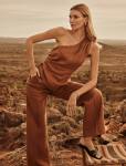 Posey Linen Wide Leg Pants - 16 Rust