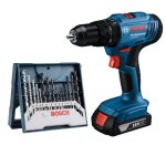 Bosch - Impact Drill GSB183-LI With 1X 2AHBATTERY Charger & 15PC Bit Set