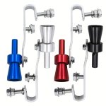 Aluminum Alloy Turbine-inspired Exhaust Whistle - No Power Needed Car Exterior Accessory