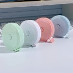 1PC 152.4CM Retractable Pvc Tape Measure - Compact Locking Design For Easy Measuring & Crafts MINI Measuring Tape MINI Tape Meas