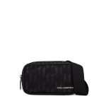 K monogram Crossbody Bag -black