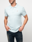 Polo Mens Essential Pique Ss Golfer Light Blue - Light Blue XL