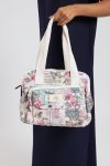 Ladies Luxury Travel Crossbody Mummy Handbag With Multiple Compartments & Wide Strap