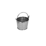 Bucket MINI 3 Lines S steel 7X5.5 Cm