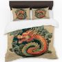 Chinese Dragon In Smoke By Wikus Schalkwyk Duvet Cover Set King