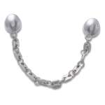 Silver Anchor Chain Jibbitz - Multi Osfa