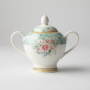 Jenna Clifford - Green Floral Sugar Pot