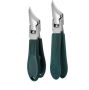 Eagle Beak Beveled Nail Clippers 2PCS Angled Nail Clipper Set Long Handle