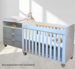 Grey Baby Compactum & Cot Combo Deal