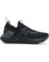 Women's Ua Project Rock 4 Training Shoes - Black-pitch Gray / 6