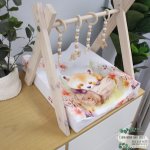 Changing Mat Cover Little Fox In Woods