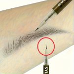 0.008MM Ultra Fine Extra Slim Eyebrows Pen Waterproof Sweat-proof Liquid Eye Brow Pencil Long Lasting Makeup Microblading Eyelin
