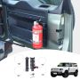 Aluminum Adjustable Roll Bar Fire Extinguisher Mount Bottle Holder Bracket For Land Rover Defender Quick Release Fire Extinguisher Bracket 90 110 130