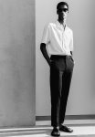 Slim Fit Trousers - Black