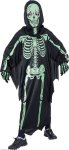 Skeleton Children Green Costume