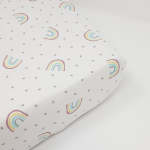 Rainbows Cot Fitted Sheet - Large 66X132CM