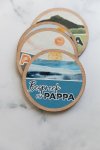 Four Wooden Coasters "sa Landscapes" - Afrikaans