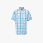 Mens Trey Classic Short Sleeve Shirt Blue - 10XL