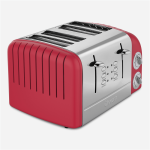 Swan Retro 4-Slice Toaster - Red