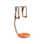 Rogz Nightcat Reflective Cat Harness & Lead - Small Orange Birds On Wire