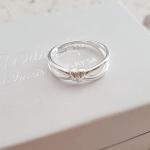 Kaydee 925 Sterling Silver Knot Ring Love Friendship - Size 6