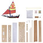 Gawegm Wooden Ship Model Building Kits For Adult - Scale 1 50 Felucca 1887 Ancient Egyptian Single Mast Sailboat Wood Model Kits