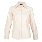 Ladies Brushed Cotton Twill Blouse Short Sleeve Ll-twill Stone XL