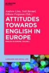 Attitudes Towards English In Europe Hardcover Digital Original