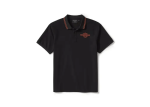 Bar & Shield Solid Pique Polo