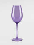 Elegant Purple Tinted Wine Glass 24CM - None None