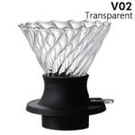 Coffee Accessories Coffee Dripper Glass Coffee Dripper Light Grey