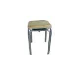 @home Home Stainless Steel STOOL BS-8604 With Flowers