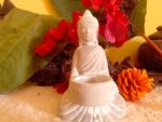 Buddha Statue With Candle Holder