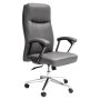Gof Furniture - Kristie Office Executive Chair Grey