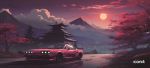 Sunset Mountain Throttle Full Desk XL Coverage Gaming & Office Mouse Pad