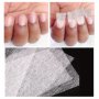 10Pcs Silk Fiberglass For Nail Extension Form Silks UV Gel Building Fiber French Acrylic Manicure Accessories
