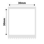 NB594 - - M2 M3 - 30X30MM - 225 White Pet Labels