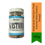 Musk Premium Thick Incense Sticks Kasturi Dhoop 100G Jar Pack - Perfect For Meditation & Home Fragrance Warm Musky Aroma & Lasti