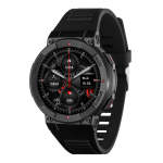 Series 43 Black Silicone Gps Sports Smart Calling Watch