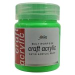 Multipurpose Craft Acrylic 100ML Neon Green