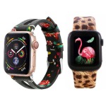 Kd Leather & Silicone Strap Apple Watch 38 40MM Apple Watch M l Combo