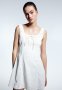 Corset-style Jersey MINI Dress - Cream