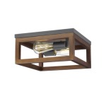 Thesen Wooden Box Ceiling Light