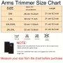 1 Pair Arm Trimmers Sauna Sweat Arm Bands For Women Arm Shaper Wraps Arm Trainer Sleeves