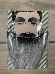 Grey Old Man White With Eyebrow