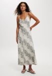 Cotton On Haven V-neck Maxi Dress - Snake Print