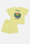 PoP Candy Printed Tee & Short Set - Sage Green