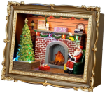 Ashcomonline Christmas Frame Music Box Decoration