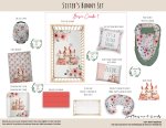 Cot Duvet Bedding Sisters Bunny Set